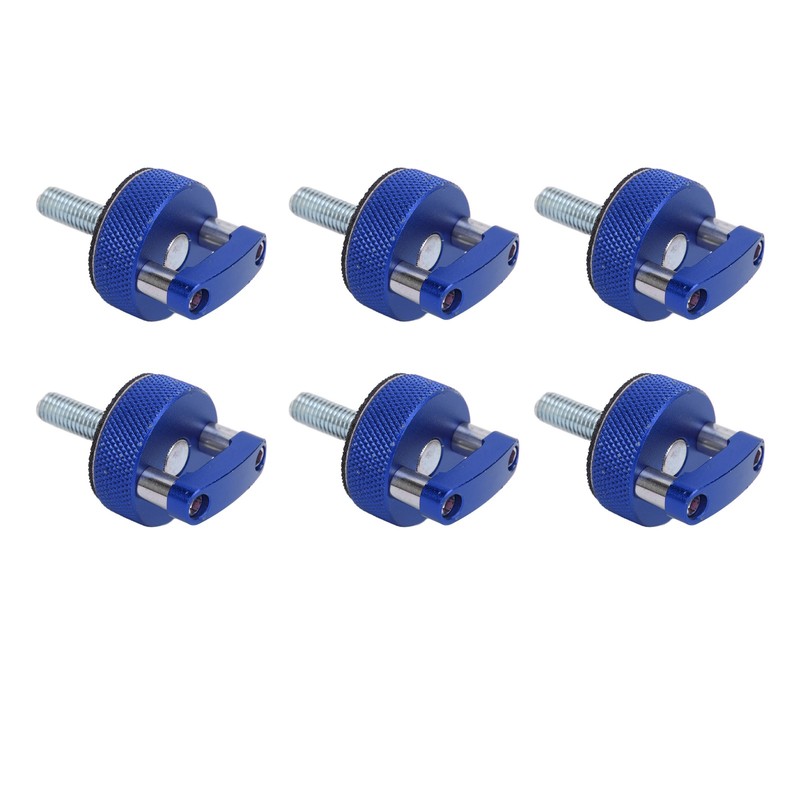 6PCS Hard Top Quick Removal Fastener Thumb Screw with D