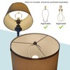 Thuipwroen Drum Lamp Shades Beige Lamps Shades Set of 2,