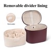 Makeup Bag, Travel Cosmetic Bag with Removable Divider, Portable Make