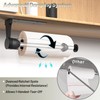 VEHHE Kitchen Roll Holder, One-handed Tearing Paper Towel Holder Under