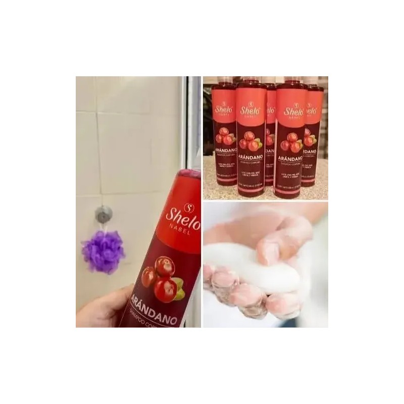 3 Shampoo Corporal Arándano Aroma Delicioso & Fresco+ Regalo