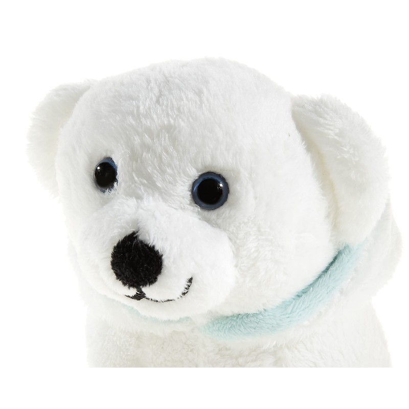 HEUNEC Classic 134676 Hooded Buddy Polar Bear Small White