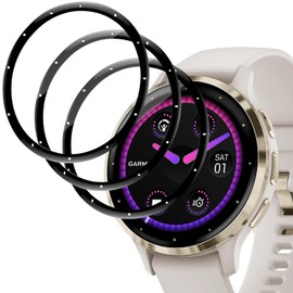 Murmure Screen Protector for Garmin Venu 3S, [3 Pack] HD Clear 3D Curved Anti-Scratch PET Soft Screen Protector Film,[Full Coverage] Touch Sensitive