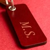 sueco - unikate & manufaktur Leather Keyring with Individual Engraving