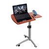 Flulep Home Use Multifunctional Lifting Computer Desk Brown