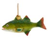 Kurt Adler Noble Gems Glass Bass Fish Ornament
