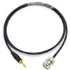 supmory UHF Female SO239 to 3.5mm Mono 1/8" TS Stereo