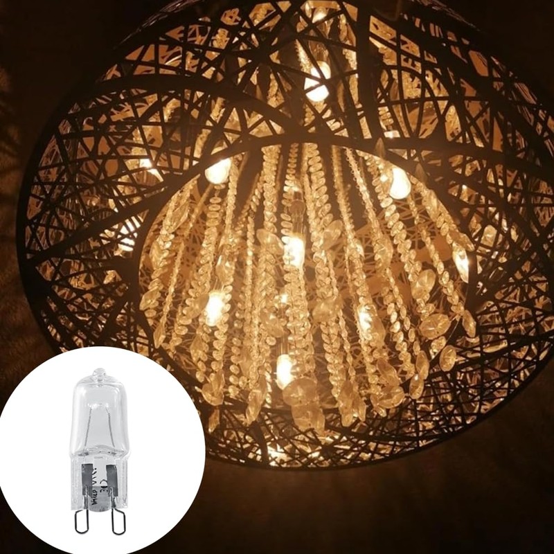 G9 LED Bulb Base Halogen Light Bulb, Warm White 2900K,