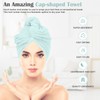 Glamza Microfibre Hair Towel Wrap Super Absorbing Twist Turban Hair