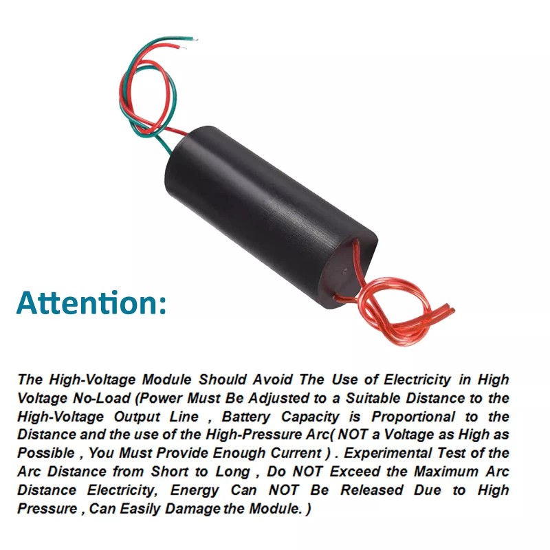 AEDIKO 5pcs High Voltage Generator DC 6-12V to 1000kV Boost