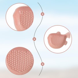 KHDULQ Pink Ceramic Grater Ceramic Grater Garlic Grater Grater Nutmeg Grater Ginger Grater Apple Grater Small Pink Fish Ceramic Grater for Family Kitchen Dishwasher Safe