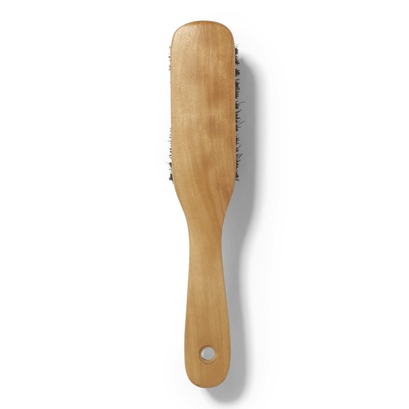 Brush Strokes Soft Boar Bristle Wooden Styling Brush, Short to