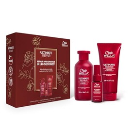 Wella Professionals Premium Care Ultimate Repair trio set, with Shampoo 250ml / Conditioner 200ml / Miracle Rescue 30ml - Limited Edition