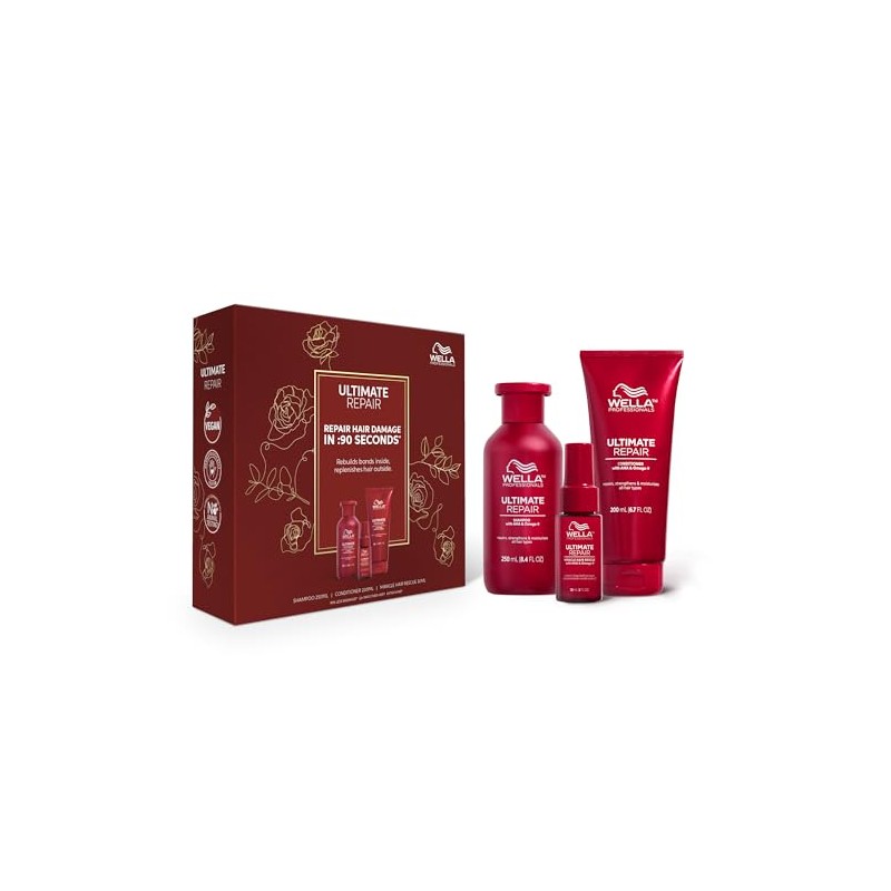 Wella Professionals Premium Care Ultimate Repair trio set, with Shampoo