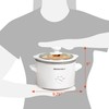 Elite Gourmet MST-250XW Electric Slow Cooker Ceramic Pot Adjustable Temp,