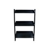 International Concepts 5 Tier Leaning Shelf, Black