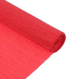 QUARKZMAN Red Crepe Paper Roll 8ft Long x 10" Wide Wedding Ceremony Various Large Festival Decoration