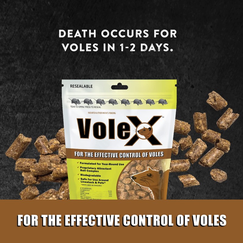 VoleX - Effective Against All Species of Voles. Safe for