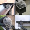 LNGJIN Pack of 6 Downpipe Protection, Gutter Protection, Aluminium Gutter