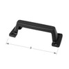 Black PVC Door Garage Handle