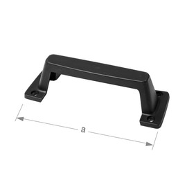Black PVC Door Garage Handle