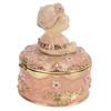 Pig Hinged Jewelry Box Hollow Design Cute Appearance Hand Painted