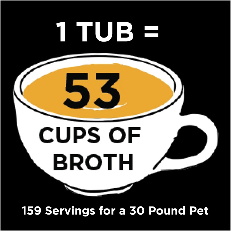 Nature's Diet Pet Bone Broth Protein Powder with Pumpkin, Fish