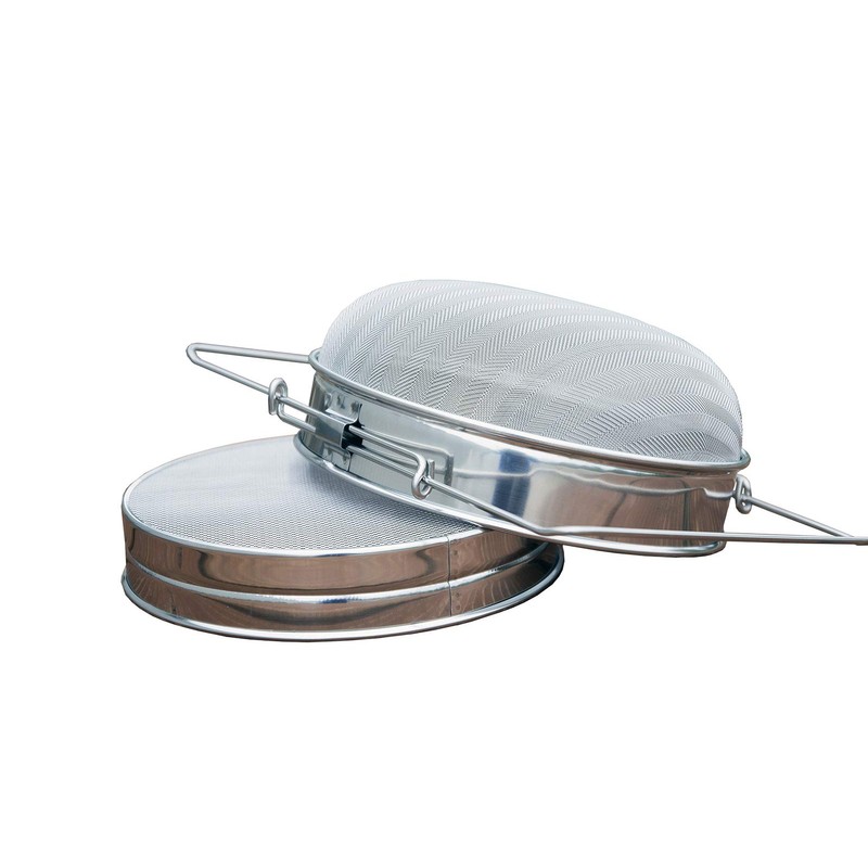 Honey Stainless Steel Strainer Double Sieve, Bee Keeping Equipment Filter