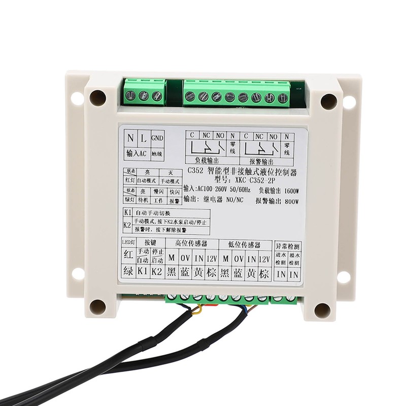 Non Contact Liquid Level Controller Sensitivity Adjustable Automatic Water Level