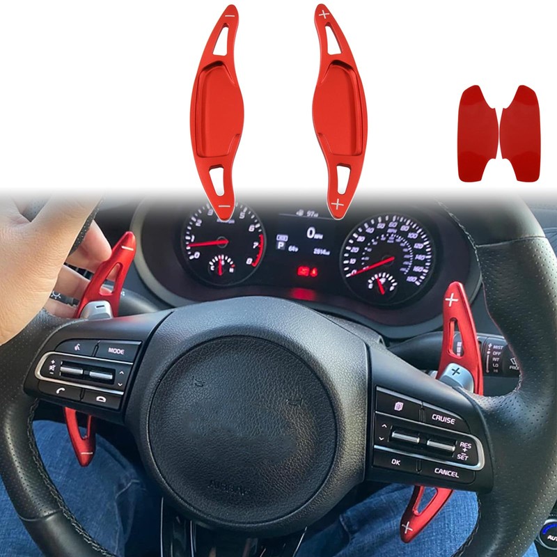 Aluminum Alloy Steering Wheel Paddle Extension Sticker Steering Wheel Shift
