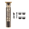 Electric Hair Cutter Engraved Dragon Patterned Haircut Clipper Machine Compact