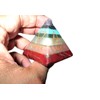 Jet International Chakra Bonded Engraved Pyramid Free Brochure Crystal Therapy