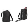 WINE-TO-GO TOTE COOLER WITH 2 WINE GLASSES - BLACK