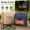 Solar Ultrasonic Animal Repeller for Outdoor Use – Waterproof Deer,