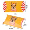 DERAYEE 36 Pieces Christmas Boxes, Small Gift Pillow Boxes Candy