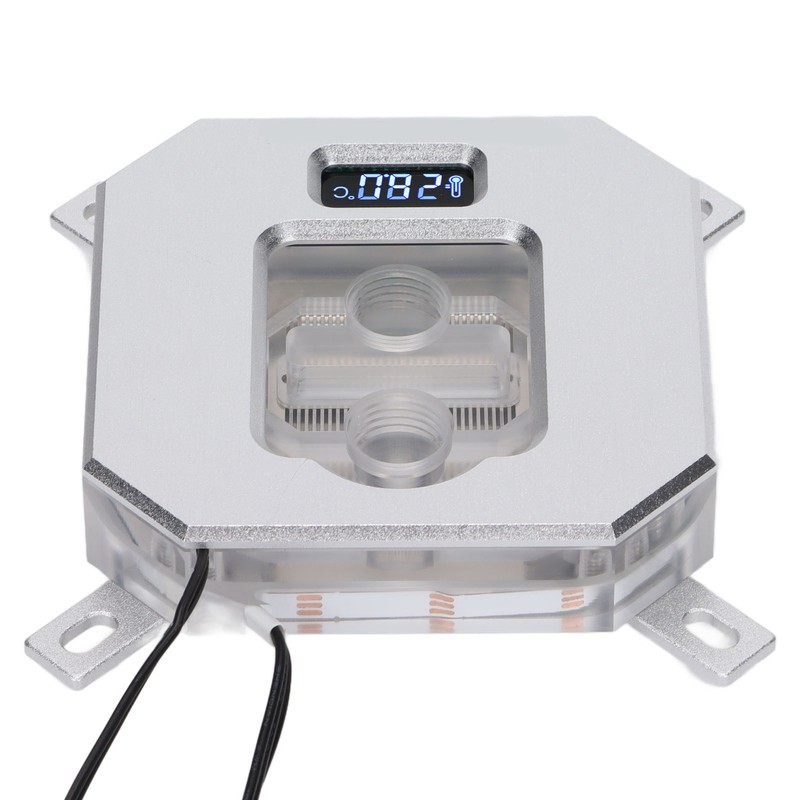 CPU Water Cooling Head VA Screen Temperature Display Computer CPU