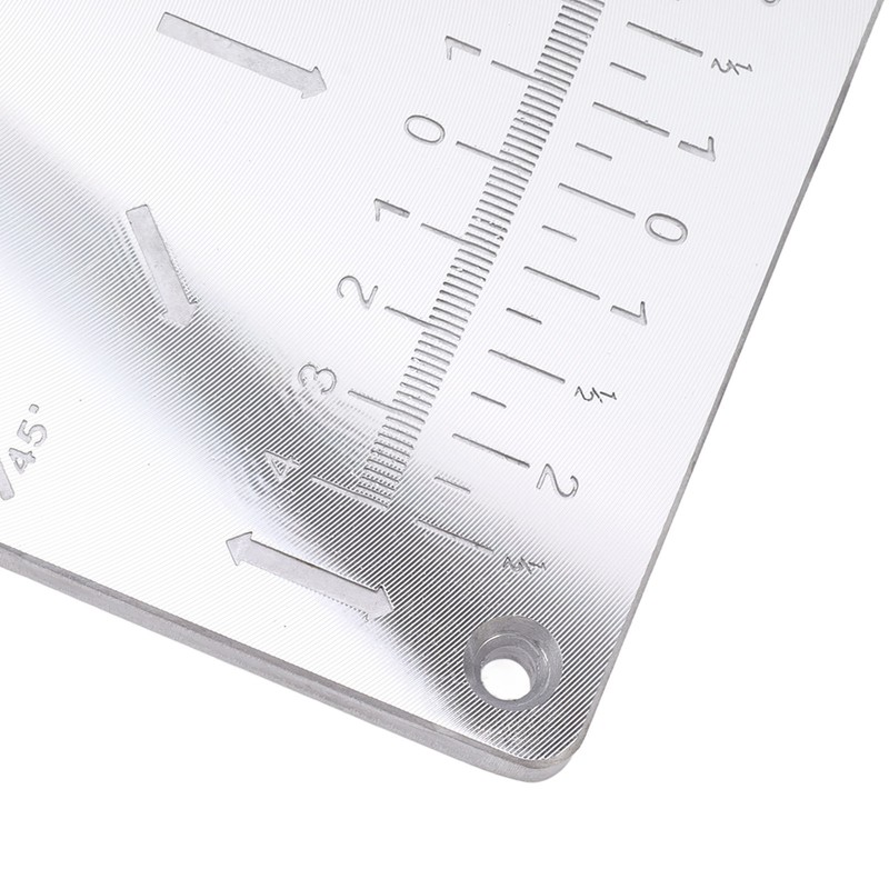 Router Table Insert Plate Woodworking Aluminum Router Plate with 4