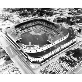 Aerial View Tiger Stadium 1968 World Series Detroit Baseball 8x10 Photo