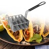 Taco Fryer Kitchen Cooking Tool 4 Shells/6 Shells with Grip