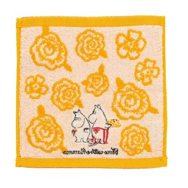 Marushin 1405049800 Moomin Handkerchief, Time with Mama, Organic Cotton, Non-Twisted Yarn, Antibacterial, Odor Resistant