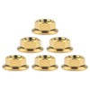 Ruifu Titanium Alloy Flanged Nuts M5 M6 6 Pack (M6,