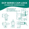 Olympus Lock Padlockable Cam Locks | DCP Series US26D Satin