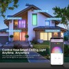 OURLOVEII 30 W LED Ceiling Light Smart Home 30 cm