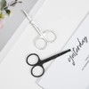 Nose Scissors, Nose Trimmer, Eyebrow Scissors, Beard Scissors (Silver)