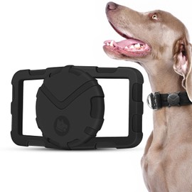 Ultra Thick Dog Collar Holder for | Military-Grade Air Tag Case Fits Collar from 0.8" to 2" | Apple Air Tag Holders for Large Dogs and Cats