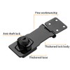 2 Packs Keyed Hasp Locks Twist Knob Keyed Locking Hasp