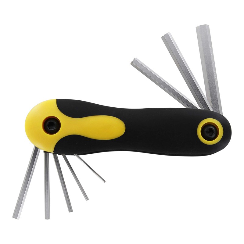 Saekulum Industriehandel Set Foldable Screwdriver CrV Hexagonal Socket Wrench Allen