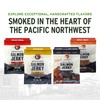 SeaBear Traditional Wild King Salmon Jerky 2-Pack Smoked Salmon Jerky,