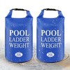 2 Pack 20L/60lb Waterproof Pool Ladder Weights & Sand Bags