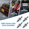 Bashineng Spike License Plate Screw Fasteners Kit License Plate Bolts